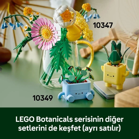 LEGO Botanicals 10349 Mutlu Bitkiler (217 Parça) - Resim 8