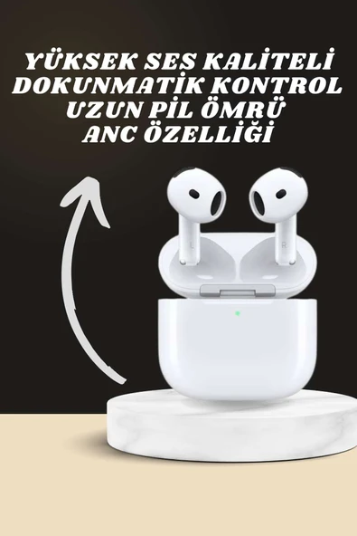 7 Kordonlu Akıllı Saat Ve 3.Nesil Kulaklık Dokunmatik Ekran Sesli Görüşme Yapabilen - Resim 2