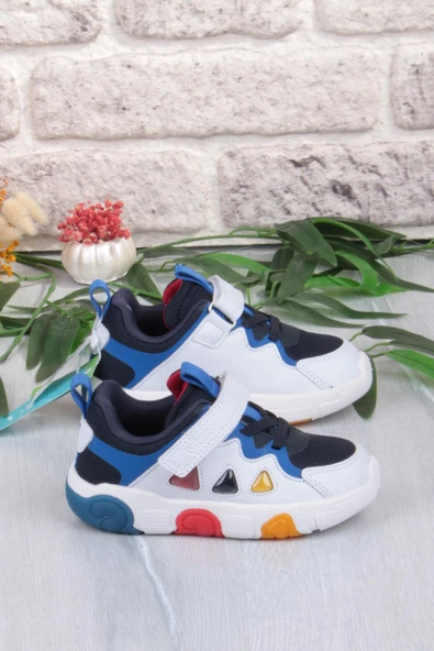 Vicco 346.B25K.209 Phonex Lacivert Işıklı Erkek Çocuk Ayakkabı - Resim 2