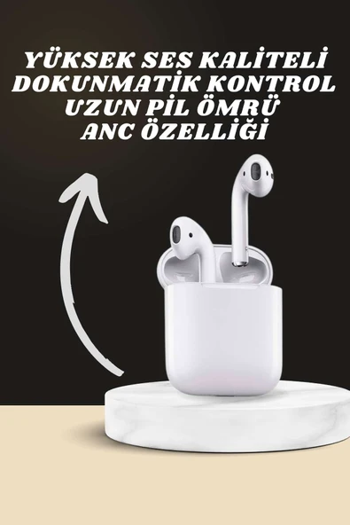 7 Kordonlu Akıllı Saat Ve 2.Nesil Kulaklık Yüksek Ses Kaliteli Uzun Pil Ömrü - Resim 2