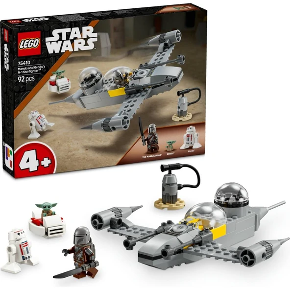 LEGO 75410 Star Wars: The Mandalorian Mando ve Grogu’nun N-1 Starfighter’ı 75410 ürün görseli 1