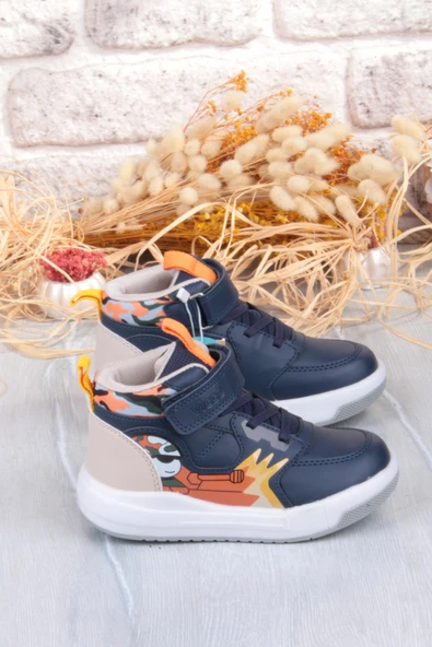 Vicco 946.P25K.435 Dragus Lacivert Işıklı Erkek Çocuk Bot - Resim 2