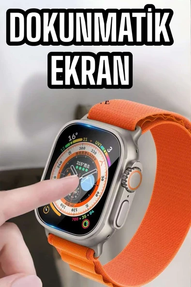 Akıllı Saat Uyku ve Spor Takibi Yeni Nesil Bluetooth Bağlantılı Amoled Ekran - Resim 2