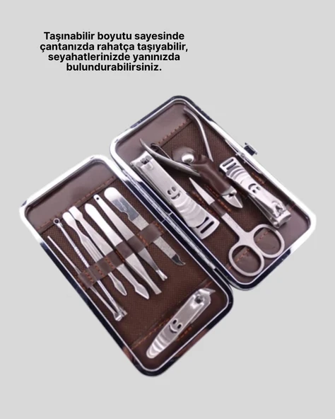 Tüm İhtiyaçlara Uygun Taşınabilir Manikür & Pedikür Seti - 3