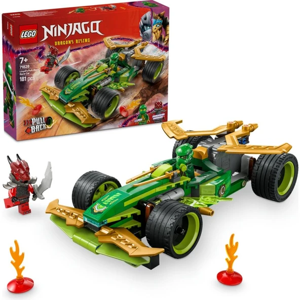 LEGO 71828 NINJAGO® Lloyd'un Çek-Bırak Yarış Arabası ürün görseli 1