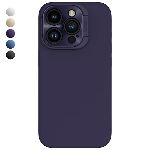 Nillkin iPhone 15 Pro Stand Özellikli Lens Koruyuculu Lansman Kılıf