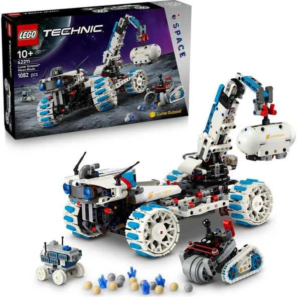 LEGO 42211 Technic Lunar Outpost Ay Gezgini Uzay Aracı - 1