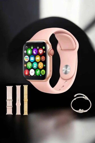 Akıllı Saat Kadınlara Uyku Ve Sağlık Takibi Yapabilen Bileklik Hediyeli - Resim 3