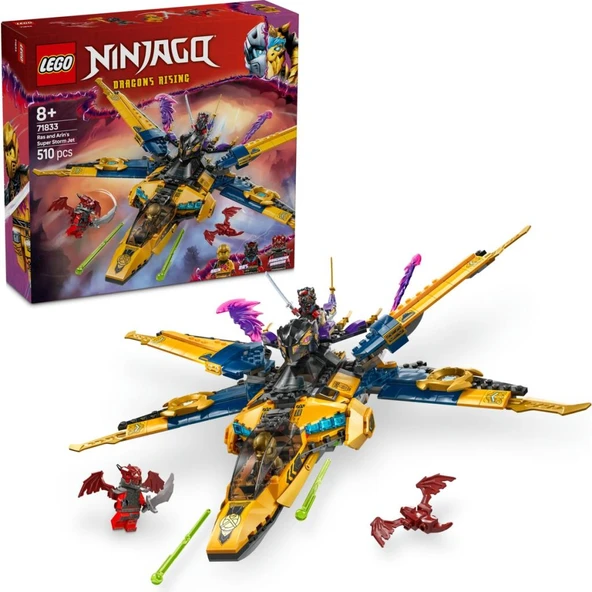 LEGO 71833 NINJAGO® Ras ve Arin'in Süper Fırtına Jeti - 1