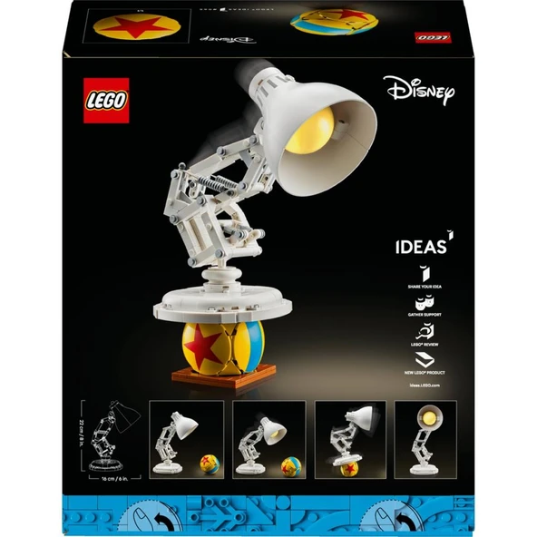 LEGO 21357  Ideas | Disney Pixar Luxo Jr. - Resim 4