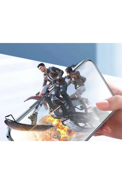 Iphone 12 Mini Mat Hayalet Ekran Gizli Privacy Tam Kaplayan Kırılmaz Cam Seramik Nano Ekran Koruyucu - 4