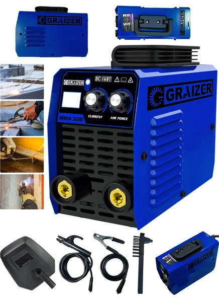 Alman HGR PRO 300 Amper Inverter Mega Stıck Kaynak Makinesi - M - 1