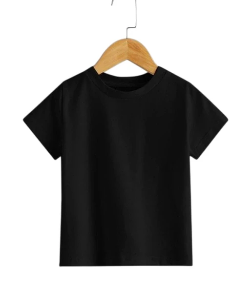 Çocuk Siyah Kısa Kol T-shirt ürün görseli