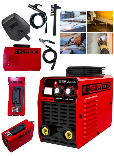 Alman HGR PRO 300 Amper Inverter Mega Stıck Kaynak Makinesi - K - 1