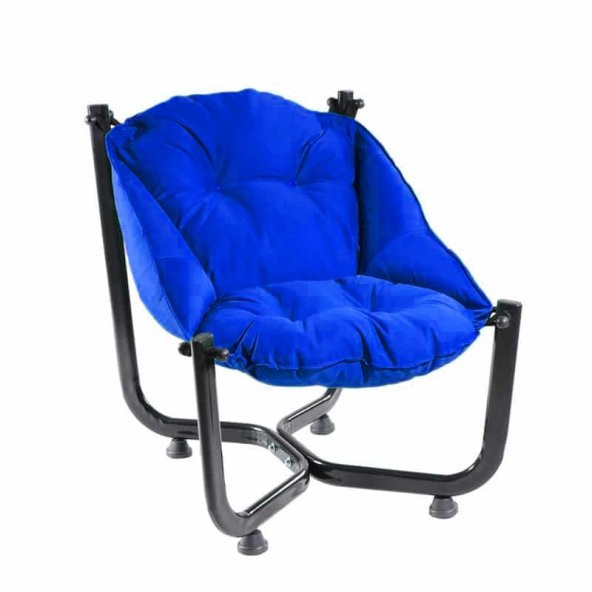 Kolay Kurulum Ergonomik Paşa Bahçe Keyif Koltuğu (Saks Mavi) - 4