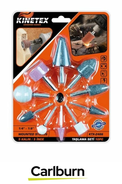 Özel Üretim Metal Ahşap Plastik Temizleme Parlatma Çapak Alma 10 Uçlu Kalıpçı Taşlama Seti - 4