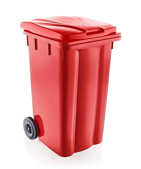 Omnipazar SY-6510 Tekerlekli Kapaklı Plastik Çöp Konteyneri 240 lt - 11