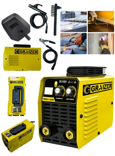 Alman HGR PRO 300 Amper Inverter Mega Stıck Kaynak Makinesi - S - 1