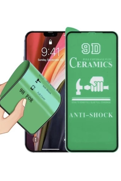 Iphone 11 Ekran Koruyucu Seramik Nano Cam Esnek Tam Full Kaplayan Kırılmaz serpr19 - 1