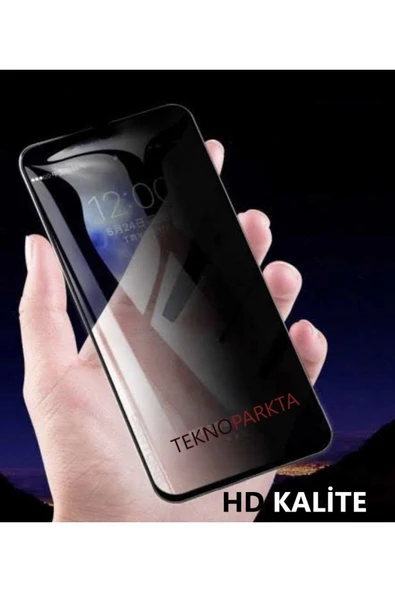 Xiaomi Redmi 12c Hayalet Ekran Koruyucu Privacy Gizlilik Filitreli Tam Kaplayan Kırılmaz Cam - Resim 2