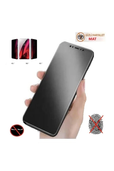 Iphone 11 Pro Mat Hayalet Ekran Gizli Privacy Tam Kaplayan Kırılmaz Cam Seramik Nano Ekran Koruyucu - Resim 2