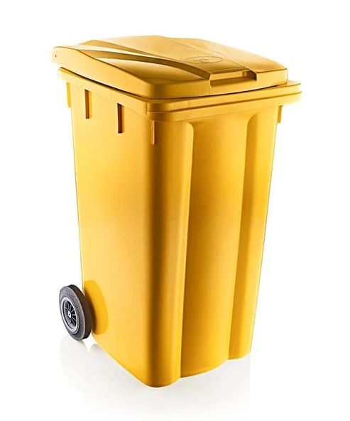 Omnipazar SY-6510 Tekerlekli Kapaklı Plastik Çöp Konteyneri 240 lt - 5