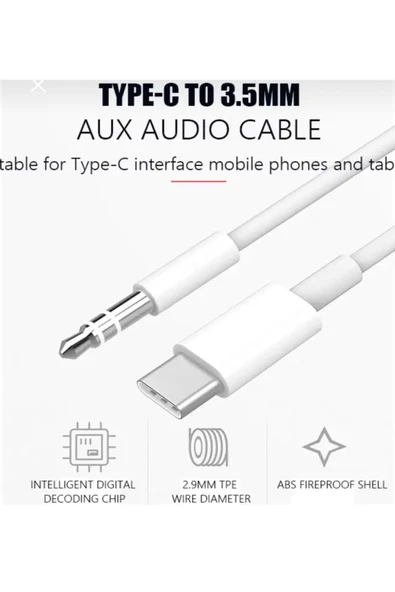 Iphone 16 16 Pro 16 Pro Max 16 Plus 15 15 Pro 15 Pro Max 15 Plus Aux Kablo Type C Örgü Hasır Kablo - Resim 4