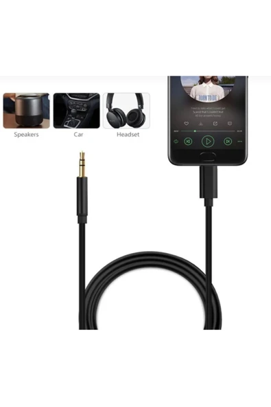 Iphone 16 16 Pro 16 Pro Max 16 Plus 15 15 Pro 15 Pro Max 15 Plus Aux Kablo Type C Örgü Hasır Kablo - Resim 5