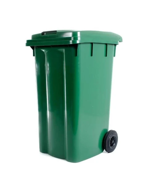 Omnipazar SY-6510 Tekerlekli Kapaklı Plastik Çöp Konteyneri 240 lt - 4