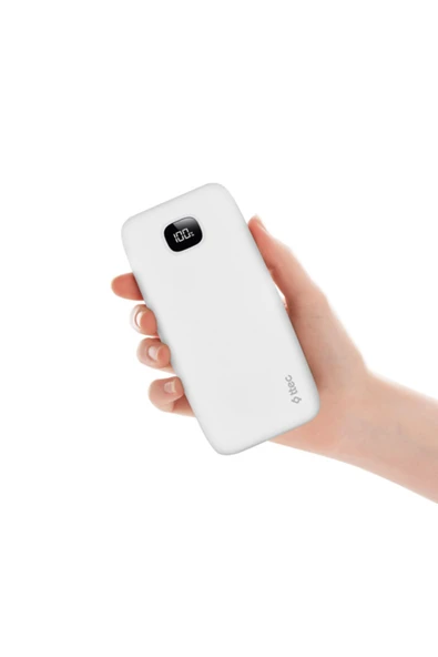 20.000 mah powerbank Chargeup pro lcd 20w hızlı şarj 20000 powerbank - Resim 2