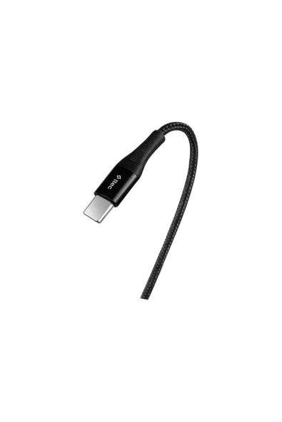 Aux - USB-C Ses Kablosu 100cm Siyah - Resim 4