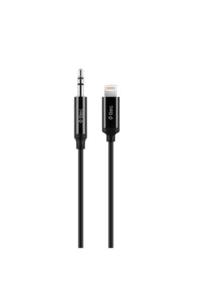 1Mt Aux Lightning Cevirici İphone Aux Uyumlu Kablosu Hoparlör Araç Kulaklık İçin ürün görseli