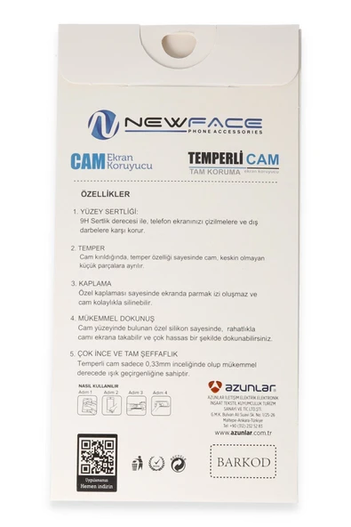 Xiaomi Redmi 13 4G 3D Antistatik Cam Ekran Koruyucu 24051 - Resim 3