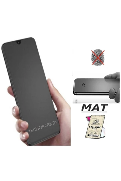 Infinix Hot 20i Ekran Koruyucu Mat Seramik Tam Kaplayan Esnek Kırılmaz Cam Nano Ekran ürün görseli