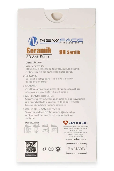Samsung Galaxy A13 4G 3D Antistatik Mat Seramik Nano Ekran Koruyucu 240090 - 5