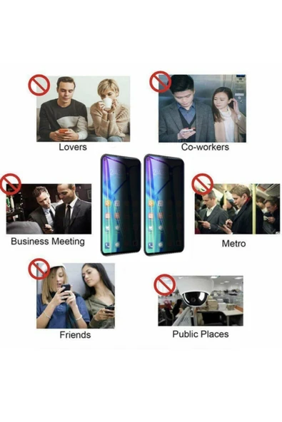 Oppo A55 Mat Hayalet Ekran Gizli Privacy Kaplayan Kırılmaz Cam Seramik Nano Ekran Koruyucu Uyumlu - Resim 7