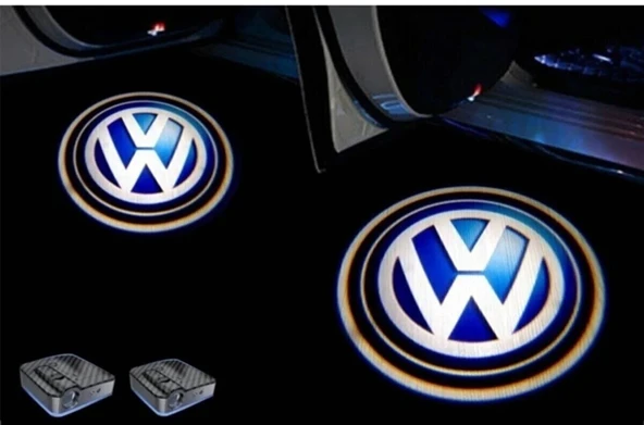 Volkswagen LOGOLU Kapı Altı Led Logo KARANLIK Sensörlü Yeni Nesil ürün görseli