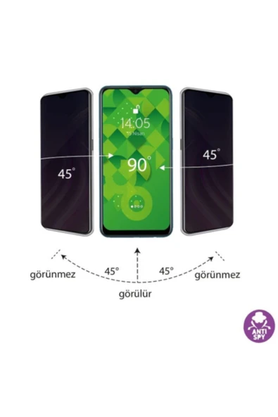 Xiaomi Redmi Note 8 Pro Hayalet Gizli Görünmez Cam Ekran Koruyucu - 2