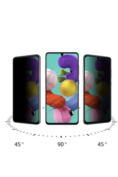 Samsung S20 Fe Uyumlu Ekran Gizli Privacy Tam Kaplayan Kırılmaz Cam Seramik Nano Ekran Koruyucu - 2