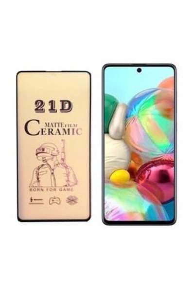 Galaxy Samsung A51 Tam Kaplayan 5d Mat Nano Kırılmaz Cam ürün görseli