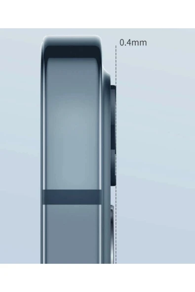 Iphone 13 Pro Max Uyumlu Kamera Koruyucu Lens Mercek Metal Çerçeveli 3lü Set Kırmızı Red - Resim 3