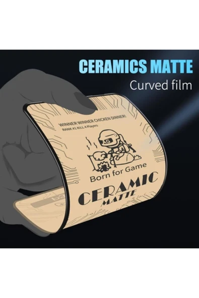 Oppo Realme 5i ve 6i Uyumlu Ekran Koruyucu Cam Mat Seramic 9d Full Kap - 7