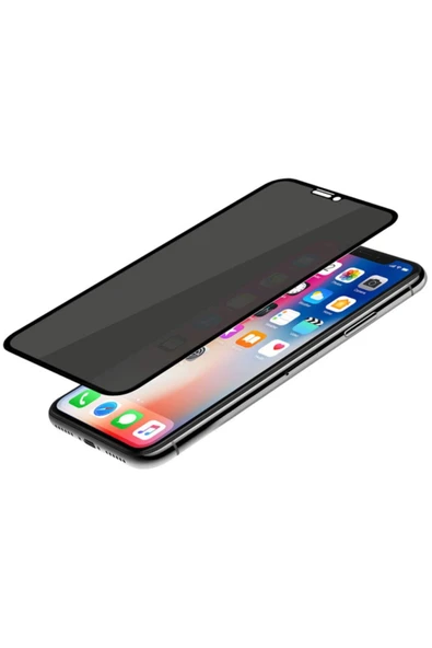 Iphone X Privacy Kavisli Gizlilik Filtreli Ekran Koruyucu - 5