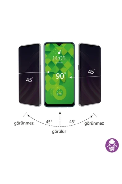 Iphone 7 Plus Hayalet Ekran Privacy Görünmez Gizli Tam Kaplayan Kırılmaz Cam - 2