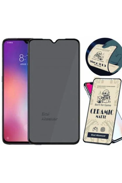 Oppo Realme 5i ve 6i Uyumlu Ekran Koruyucu Cam Mat Seramic 9d Full Kap - 4