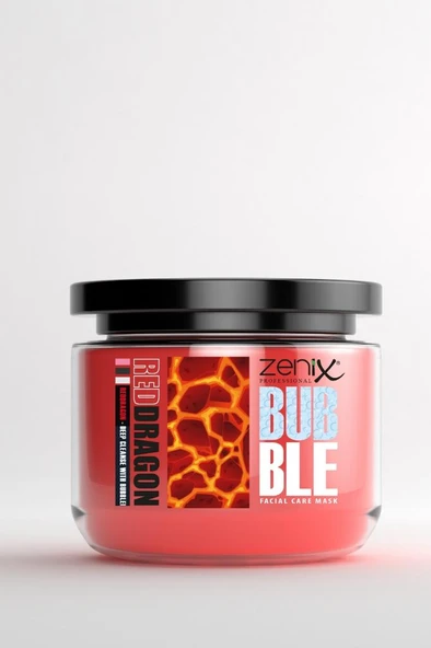 Zenix Red Dragon Köpüren Yüz Maskesi Bubble Care Mask 300 Ml