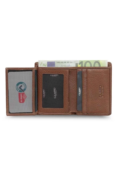 Guard Taba Hakiki Deri Ekstra İnce Dikey Model Erkek Cüzdanı - GRD250920WT253 - Resim 3