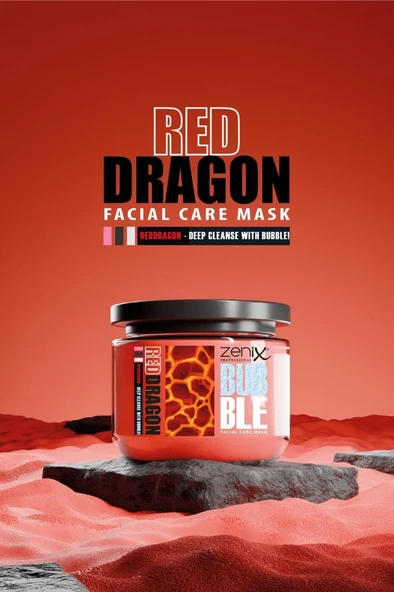 Zenix Red Dragon Köpüren Yüz Maskesi Bubble Care Mask 300 Ml - 2
