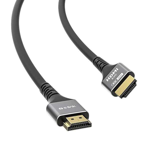 S-Link SLX-HD4K15 15 Metre 4K 30Hz Metal Uçlu HDMI Kablo (V2.0 Uyumlu)