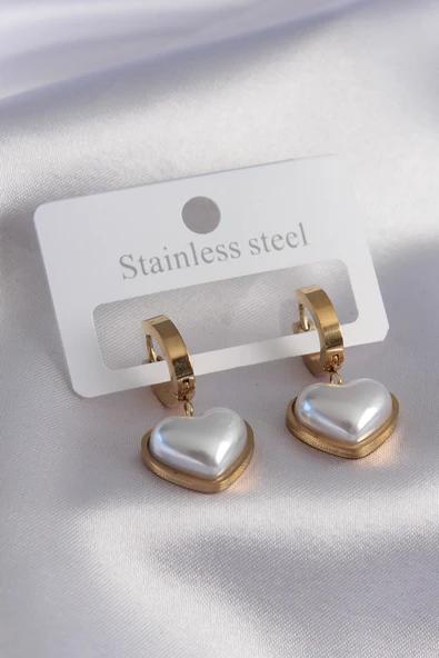 Gold Renk Kalp Model Kadın Küpe - EBJ250920W37816 ürün görseli